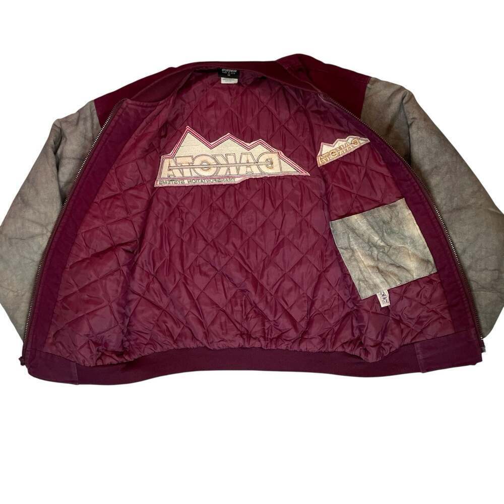 Vintage Dakota Bomber Jacket Mens M USA Made Workwear Canvas - Picture 9 of 9